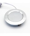 2,7W Ø6,8cm Reco68 møbelspot indbygning RA92 - 12V DC, Hul: Ø5,5 cm, Mål: Ø6,8 cm, børstet stål