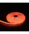 Orange 10W/m LED strip - 5m, 120 LED pr. meter, 24V, IP65