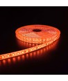 5m 10W/m Orange LED strip - 24V DC, IP65, 120 LED pr. meter