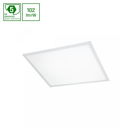 60x60 LED panel, 45W - 102lm/W, 6000K, 5 års garanti
