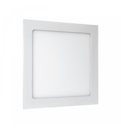 Algine Eco LED 18W - 230V, IP20, Kold Hvid, Loft Panel, Hvid Ramme