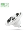 10W GU10 AR111 LED spot - , hvid, 20° spredning, 5 års garanti