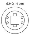 LEDlife G24Q-SMART7 7W LED pære - HF Ballast kompatibel, DALI dæmpbar, 180°, Erstat 18W