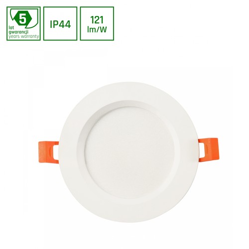 28W DURE 3 MAX LED indbygningspanel - 121lm/W, IP44 vådrum, Ø23cm, 4000K, 5 års garanti