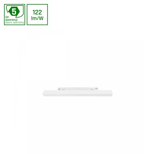 8W Dæmpbar SHIFT Line S Skinne Lys - 100°, Hvid, DALI