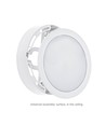 ALGINE 2-i-1 Downlight 12W 1160lm - Varm Hvid, 230V, IP20, Rund