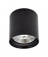 Loftlampe til AR111 GU10 - Sort, Ø11,8cm, 11cm høj, aluminium, uden lyskilde