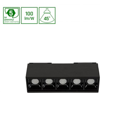 8W / 24V LED modul - 100lm/W, 800lm, 24V DC, RA90, varm hvid