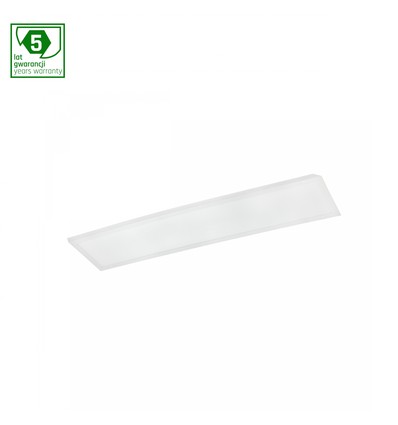 ALGINE Panel bagbelyst 40W 230V kold hvid, 120°, IP20, UGR19, 300x1200mm, hvid