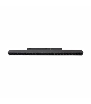 18W SHIFT Basic - Gitter m Lineær Lysarmatur 33cm - 3000K, Sort