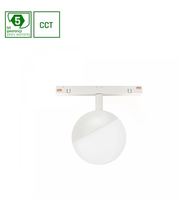 5W Dæmpbar SHIFT Smart- SKINNE Lyse Ø100x130mm - 165°, CCT, Hvid, Zigbee