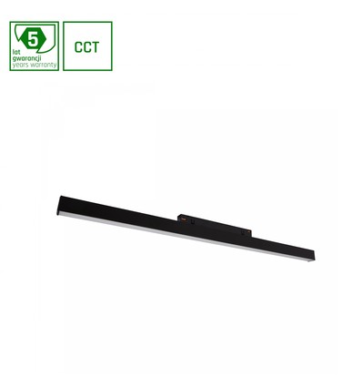 17W Dæmpbar SHIFT Smart-Line M skinne-lys 60,2cm - 100°, Sort, CCT, Zigbee