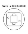 G24D til E27 adapter