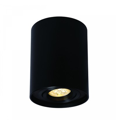 Chloe GU10 - IP20, rund, sort, justerbar, spot, uden lyskilde