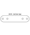 Outlet: 23cm / 18W LED lysstofrør 2G10-PRO23, 2G10 - 155lm/w