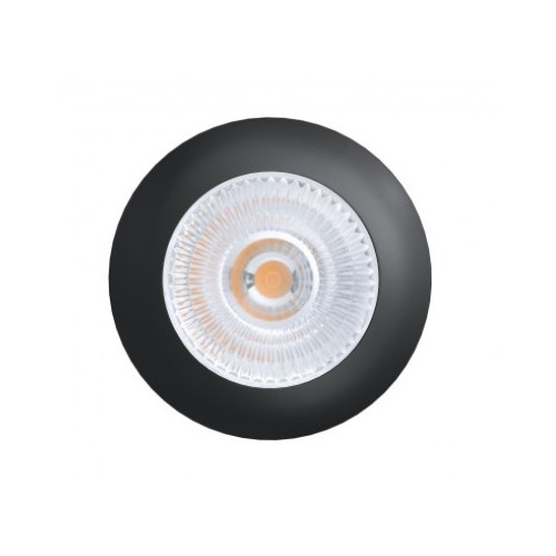 LEDlife Unni68 møbelspot - Hul: Ø5,6 cm, Mål: Ø6,8 cm, RA95, sort, 12V DC