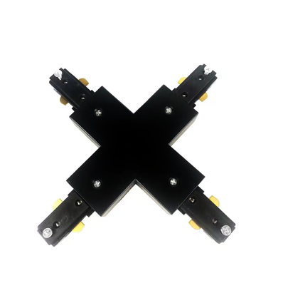 LEDlife X-samler til skinnespots - Sort, 1-faset, 1F3W
