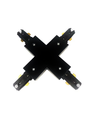 LEDlife X-samler til skinnespots - Sort, 1-faset, 1F3W