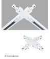 LEDlife X-samler til skinnespots - Sort, 1-faset, 1F3W
