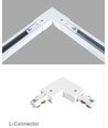 LEDlife L-samler til skinnespots - Sort, 1-faset, 1F3W