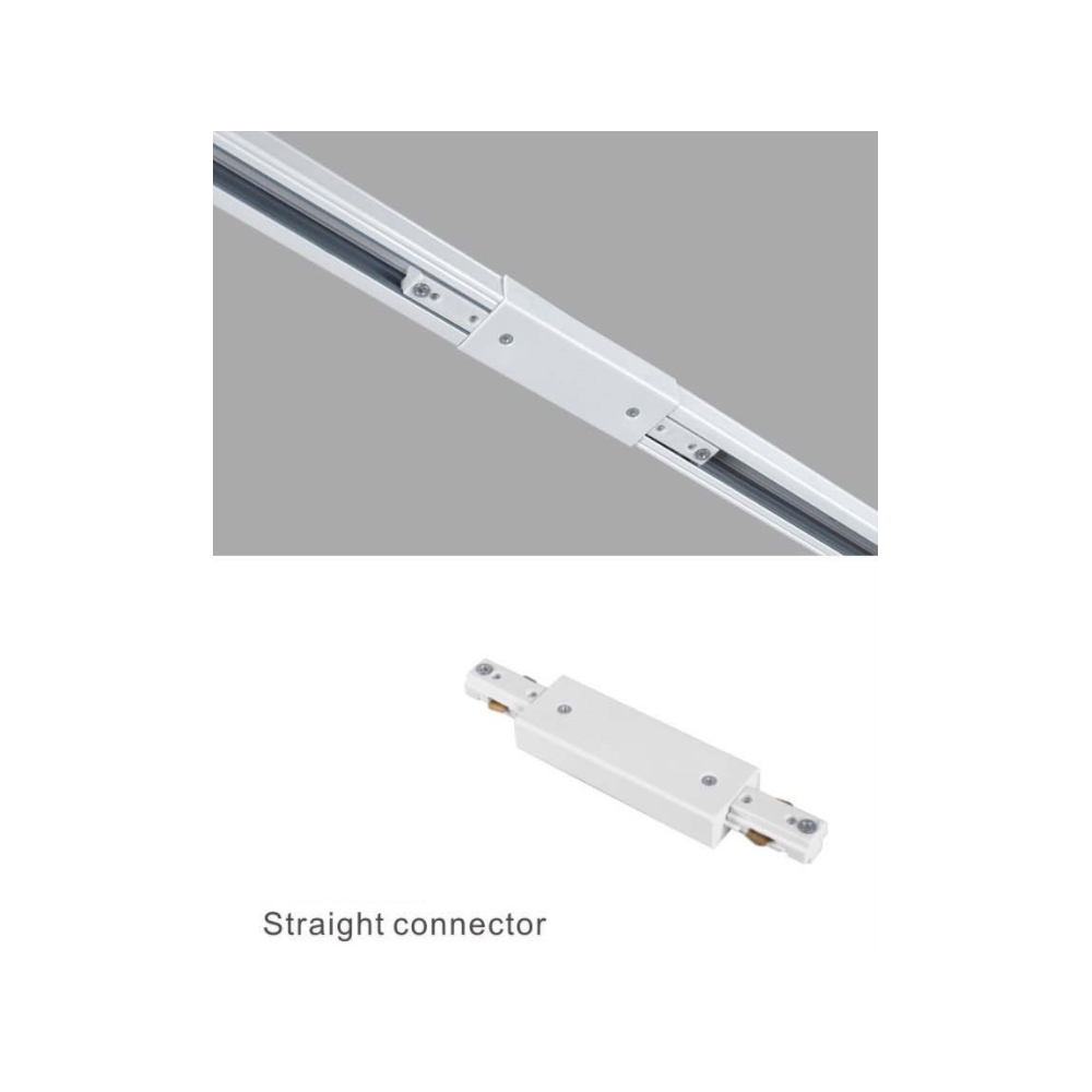 LEDlife samler til skinnespots - Hvid, 1-faset, 1F3W - Farve : Hvid billede