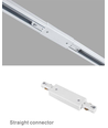 LEDlife samler til skinnespots - Hvid, 1-faset, 1F3W