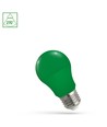 Spectrum 4,9W Grøn LED pære - Matteret, E27, A50, 230V