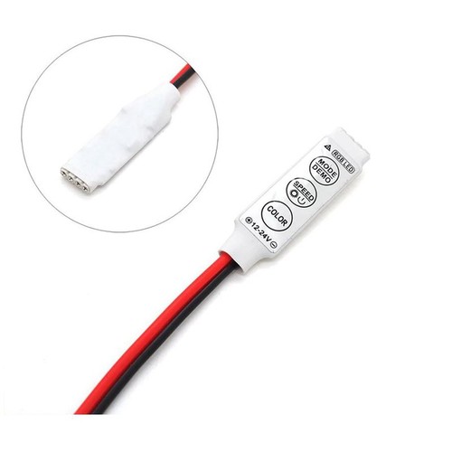 Mini RGB Controller - Til RGB 5050/3528 LED strips