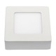 Algine Eco 6W - LED, firkantet, 230V, IP20, kold hvid, loftpanel, hvid ramme, overflademonteret