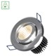 Fiale II LED spot 6W, COB 38°, 230V, kold hvid, børstet aluminium ring