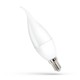 E14 8W LED kertepære - 710lm, varm hvid, 160° lysspredning