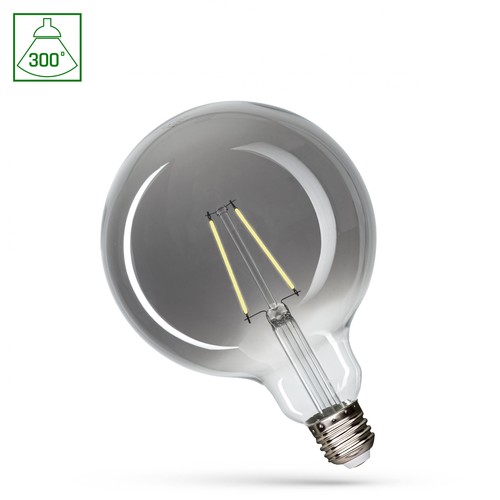 E27 4,5W LED globepære - G125, 4000K, 320lm, 300° lysspredning
