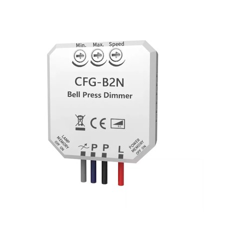 Inline LED Indbygnings Lysdæmper - Push dæmp, Korrespondance, Memory, 200W