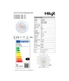 HiluX D1 Gen3 - Full Spectrum LED Indbygningsspot, 2.8W, RA97 2700K, Sort