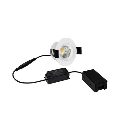 D3 Tilt360 Full Spectrum LED indbygningsspot RA97 - 2700K, Hvid