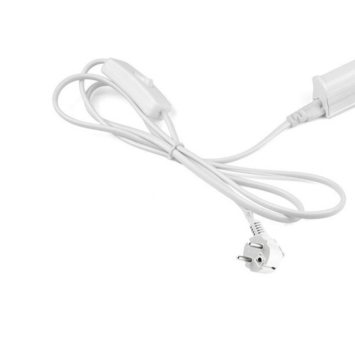 Outlet: 100 cm kabel til almindelig stikkontakt - Med afbryder og stik, passer til LEDlife Easy-Grow