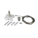 Ophængs wire til 3-faset skinner - Hvid, 3m, Spectrum, 1 stk.