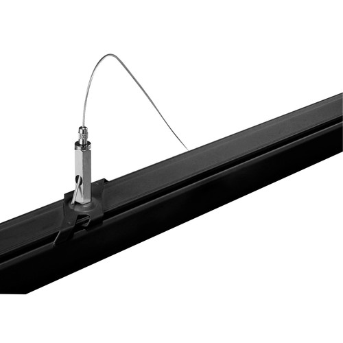 Ophængs wire til 3-faset skinner - Sort, 8m, Spectrum, 1 stk.