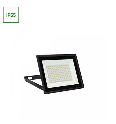 Noctis Lux 100W - Lyskaster, varm hvid, 230V, IP65, 270x210x27mm, sort