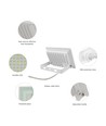 20W LED projektør - Hvid, arbejdslampe, IP65 udendørs