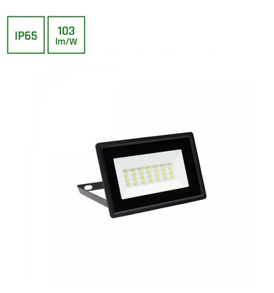 Noctis Lux Projektør 20W - 230V, IP65, 120x90x27mm, sort