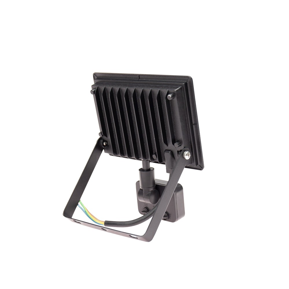 30W LED projektr med sensor, 6000K (kold hvid), sort - Kulr: Kold (restsalg)