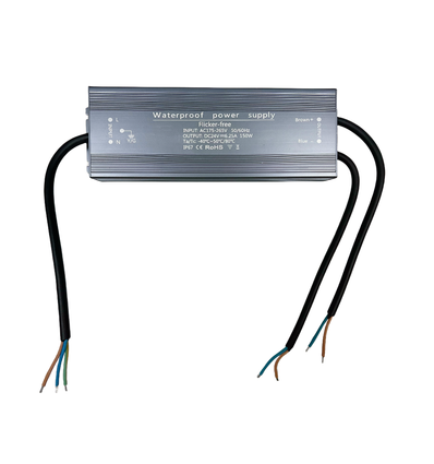 150W / 24V DC strømforsyning - 6.25A, IP67, Flicker free
