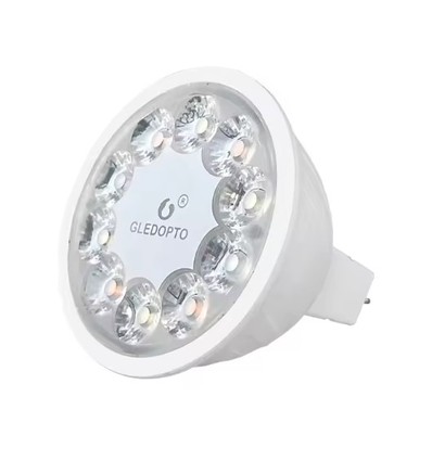 GU5.3 5W Zigbee LED pære - 12V/24V, MR16, Hue kompatibel, RGB+CCT