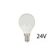 E14 2W LED pære - 24V DC, P45
