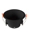 MR16 eller GU10 Downlight, blænder ikke - Uden lyskilde, sort, Hul: Ø8,3 cm, Mål: Ø9,3 cm