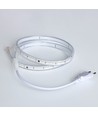 5m 10W/m vandtæt LED strip (Type X-2) - 230V, IP67, 1300lm/m, Kan klippes for hver 10cm, op til 50m