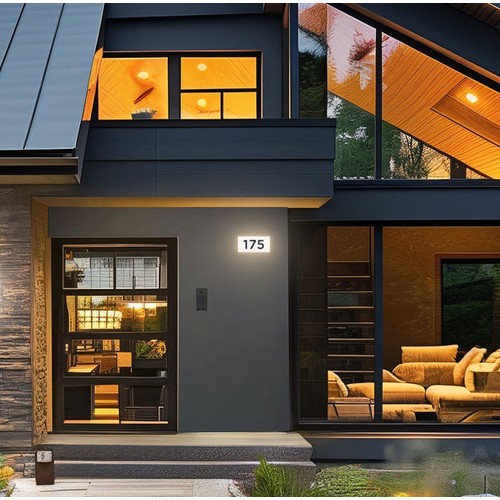 8W CCT væglampe - IP54 udendørs, 20x10cm