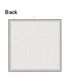 60x60 bagbelyst CCT LED panel, 36W - 140lm/W, sort kant