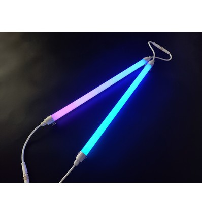 120cm 17W CyberTube RGBIC - 24V DC, IP67, Gennemfortrådet